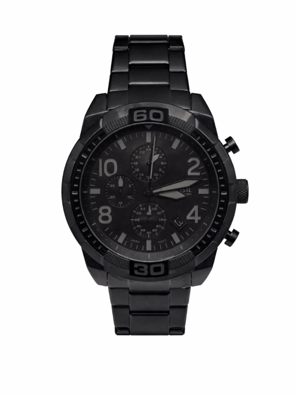 Fossil Bronson Men's Black Chronograph Watch FS5712